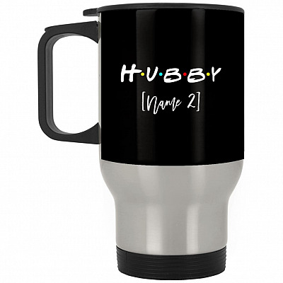 14 oz. Silver Travel Mug