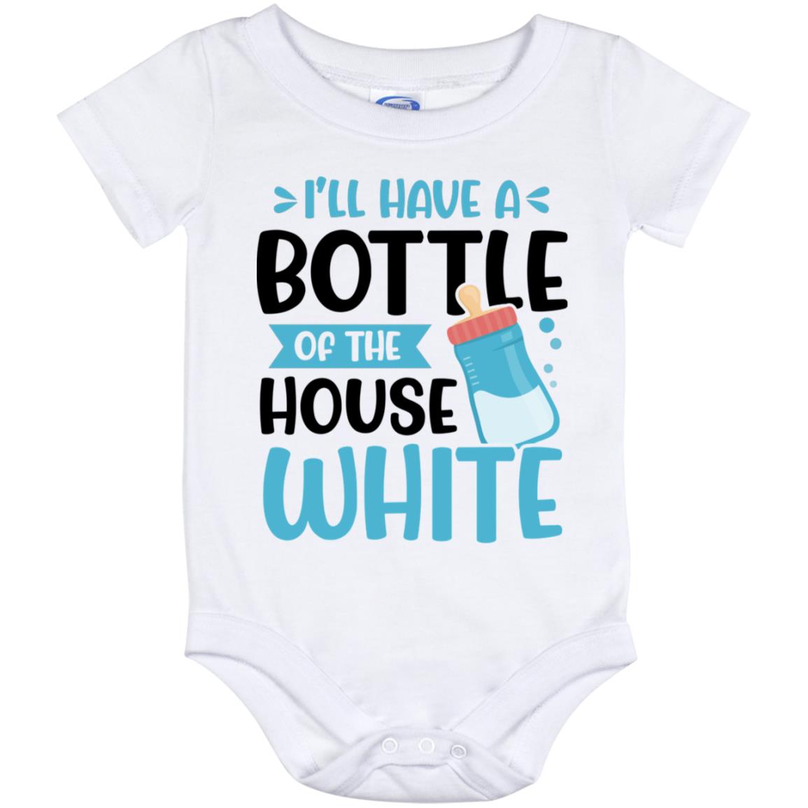 I Will Have a Bottle, White, Baby Onesie - 12 Month