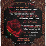 Husband Blanket, White, Cozy Plush Fleece Blanket - 50x60