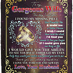 To My Blanket, White, Cozy Plush Fleece Blanket - 50x60