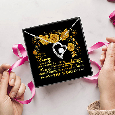 Alternative view of I Call You Nana Because You Are Way to Cool to Be Called Grandmother Forever Love Necklace Gifts for Grandma