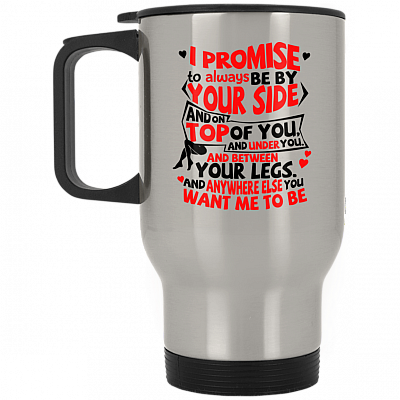 14 oz. Silver Travel Mug