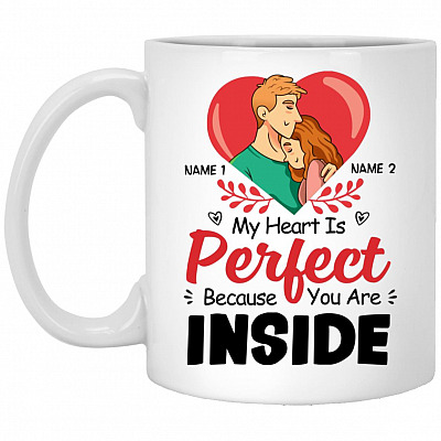perfect mug, White, 11 oz. White Mug