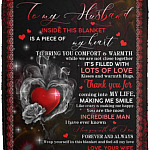 Husband Blanket, White, Cozy Plush Fleece Blanket - 50x60 Husband Blanket, White, Cozy Plush Fleece Blanket - 50x60