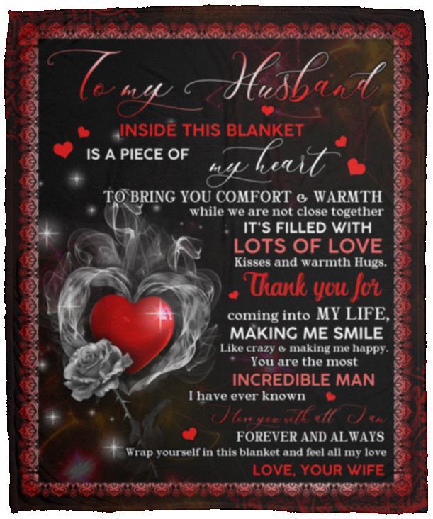 Husband Blanket, White, Cozy Plush Fleece Blanket - 50x60 Husband Blanket, White, Cozy Plush Fleece Blanket - 50x60