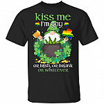 Kiss Me I'm Gay T-Shirt, Black, Unisex T-Shirt