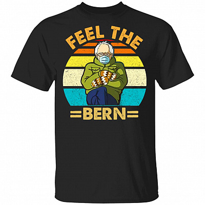 Feel The Bern T-Shirt, Black, Unisex T-Shirt