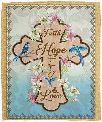 VPM Cozy Plush Fleece Blanket - 50x60, White, Cozy Plush Fleece Blanket - 50x60