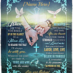 Personalized My Wife, White, Cozy Plush Fleece Blanket - 50x60