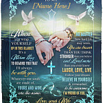 Personalized My Husband, White, Cozy Plush Fleece Blanket - 50x60