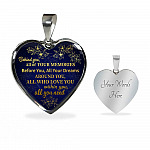 Congratulations Behind You All Of Your Memories Graduation Heart Pendant Necklace - Graduation Gift College - Heart Luxury Necklace (Silver)