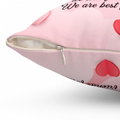 Alternative view of To My Bestie Thank You For The Laughter For All The Fun We've Shared Throw Pillow - Bestie Gifts Decorative Pillow