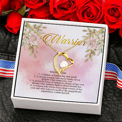 Warrior Definition Forever Love Pendant Necklace