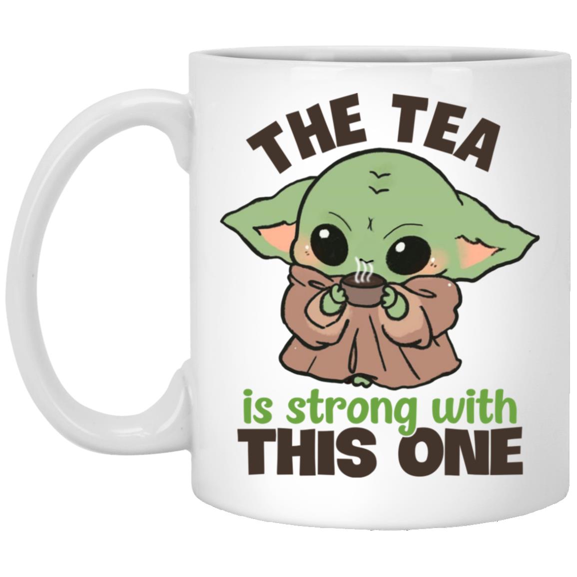 This Tea Is Strong Mug, White, 11 oz. White Mug