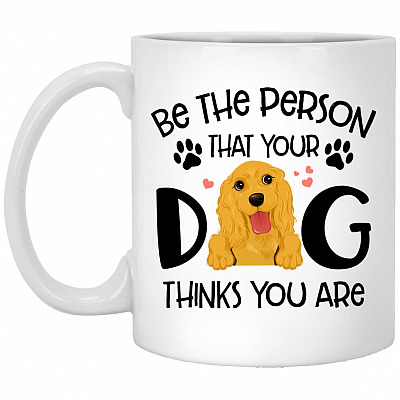Be The Person, White, 11 oz. White Mug