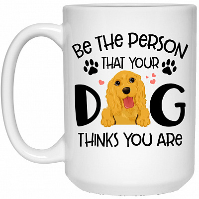 15 oz. White Mug