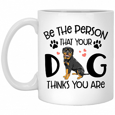 Be The Person Mug, White, 11 oz. White Mug