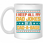 I Keep All My, White, 11 oz. White Mug