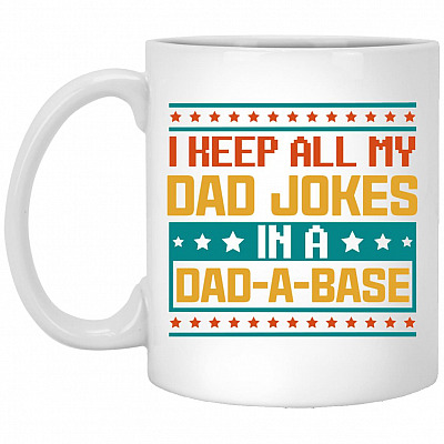 I Keep All My, White, 11 oz. White Mug