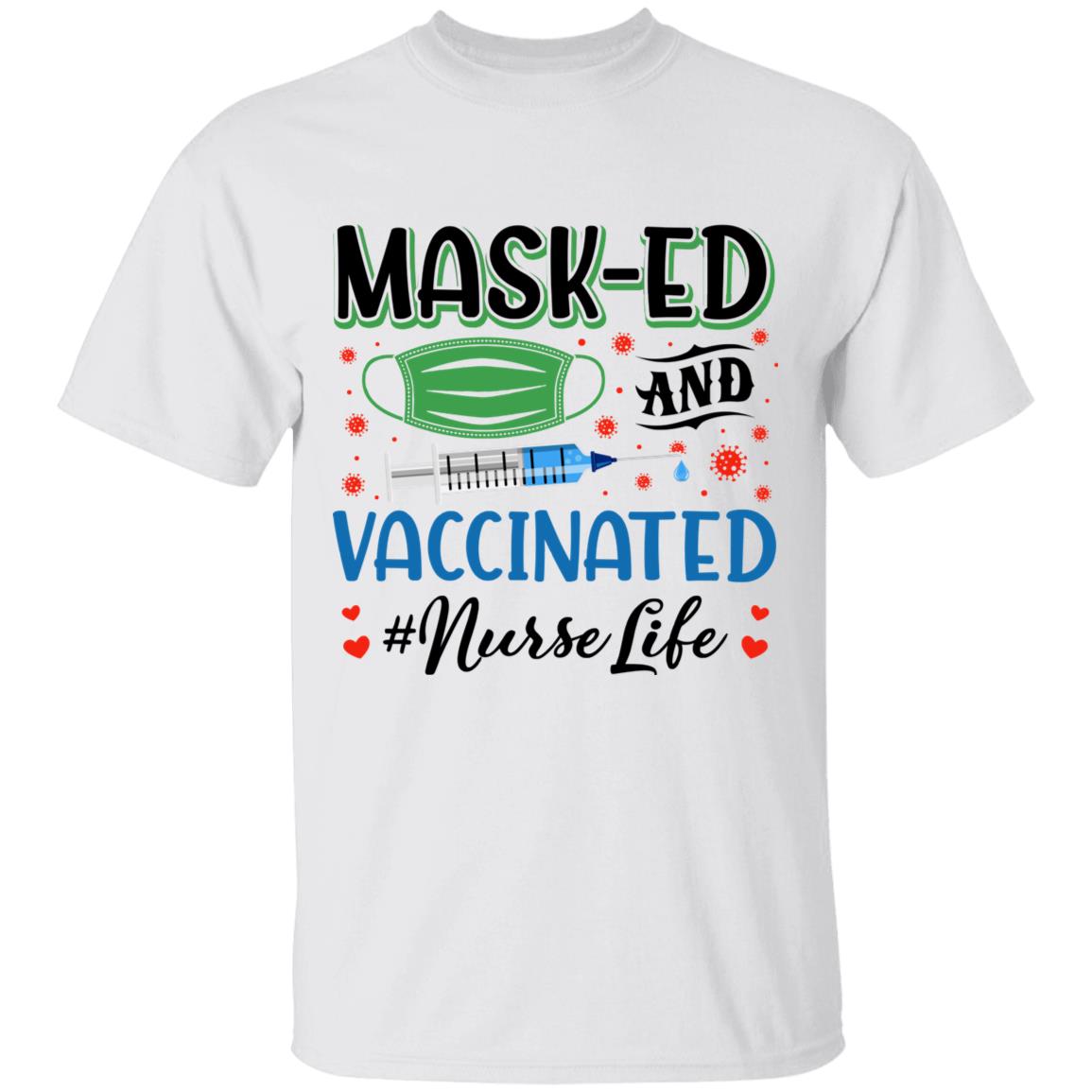 masked tshirt, White, Unisex T-Shirt