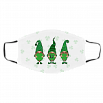 Irish St Patrick Day Gnome Shamrocks and Shenanigans Washable Reusable Custom - Printed Face Mask, White, Cloth Face Cover – Medium/Large Irish St Patrick Day Gnome Shamrocks and Shenanigans Washable Reusable Custom - Printed Face Mask, White, Cloth Face Cover – Medium/Large