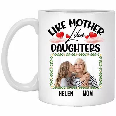Personalized Photo Mug, White, 11 oz. White Mug