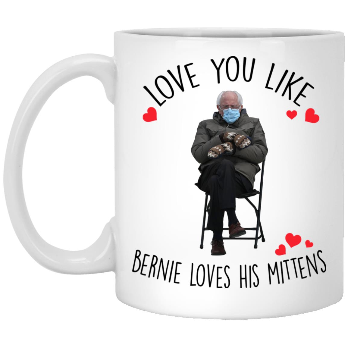 Bernie Mug, White, 11 oz. White Mug