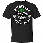 Everybody In The Pub, Black, Unisex T-Shirt Everybody In The Pub, Black, Unisex T-Shirt