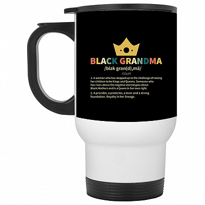 14 oz. White Travel Mug