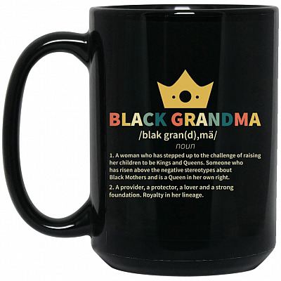 15 oz. Black Mug