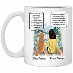 Personalized Dog Lover Gift, White, 11 oz. White Mug Personalized Dog Lover Gift, White, 11 oz. White Mug
