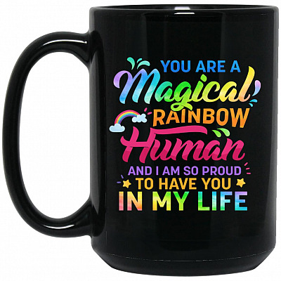 15 oz. Black Mug