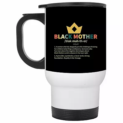 14 oz. White Travel Mug