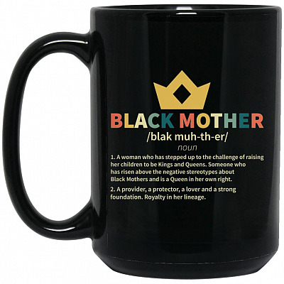 15 oz. Black Mug