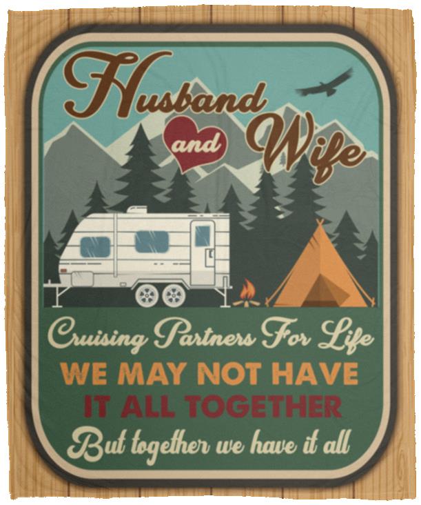 Cruising Blanket, White, Cozy Plush Fleece Blanket - 50x60