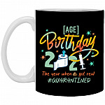 Personalized Birthday 2021 The Year, Black, 11 oz. White Mug Personalized Birthday 2021 The Year, Black, 11 oz. White Mug