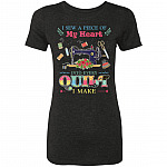 I Sew A Piece Of My Heart, Vintage Black, Premium Ladies T-Shirt I Sew A Piece Of My Heart, Vintage Black, Premium Ladies T-Shirt