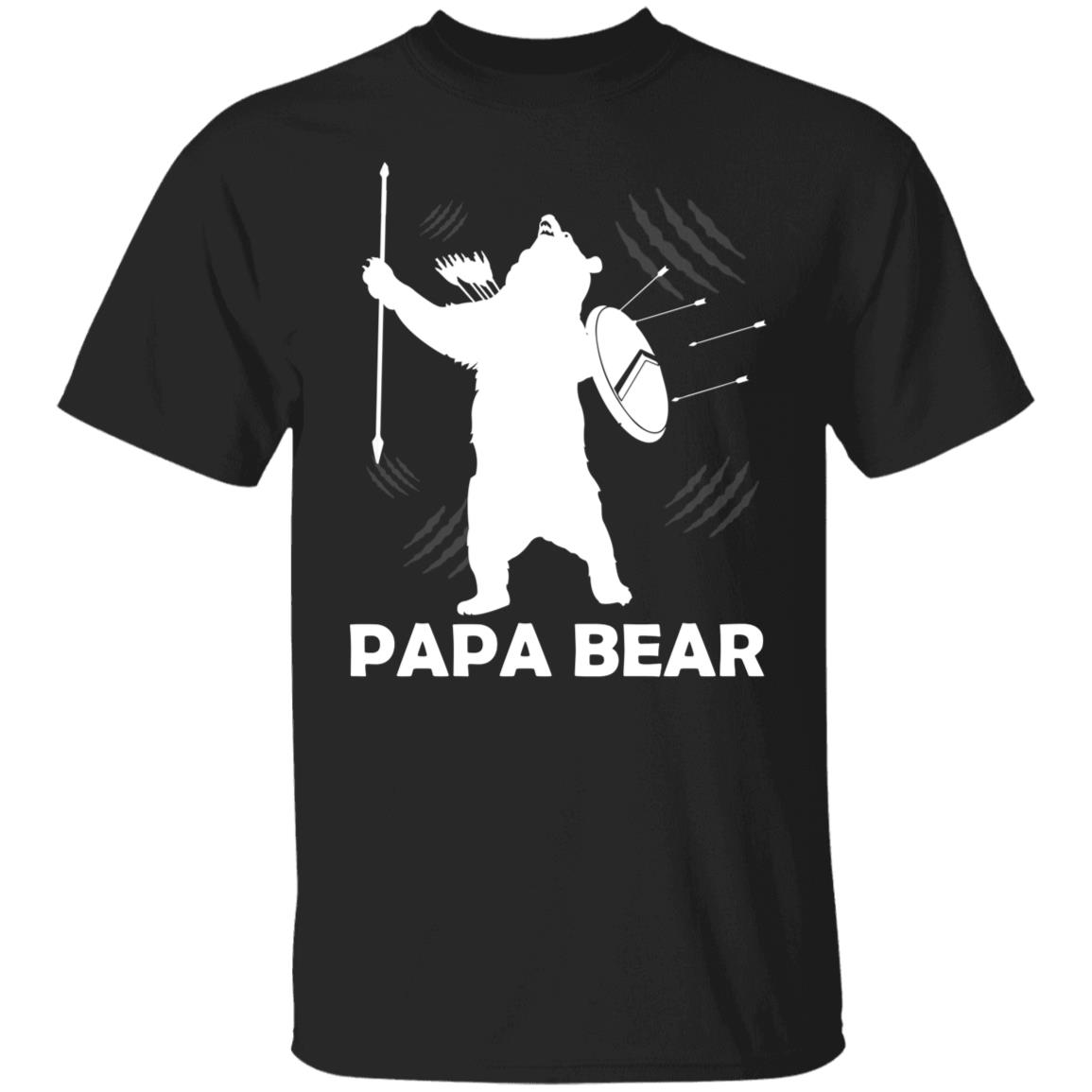 Papa Bear Shirt, Black, Unisex T-Shirt Papa Bear Shirt, Black, Unisex T-Shirt