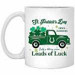 Loads of Luck Lucky, White, 11 oz. White Mug