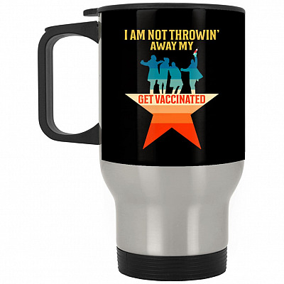 14 oz. Silver Travel Mug