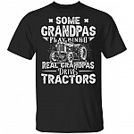 Some Grandpas Play Bingo Real, Black, Unisex T-Shirt