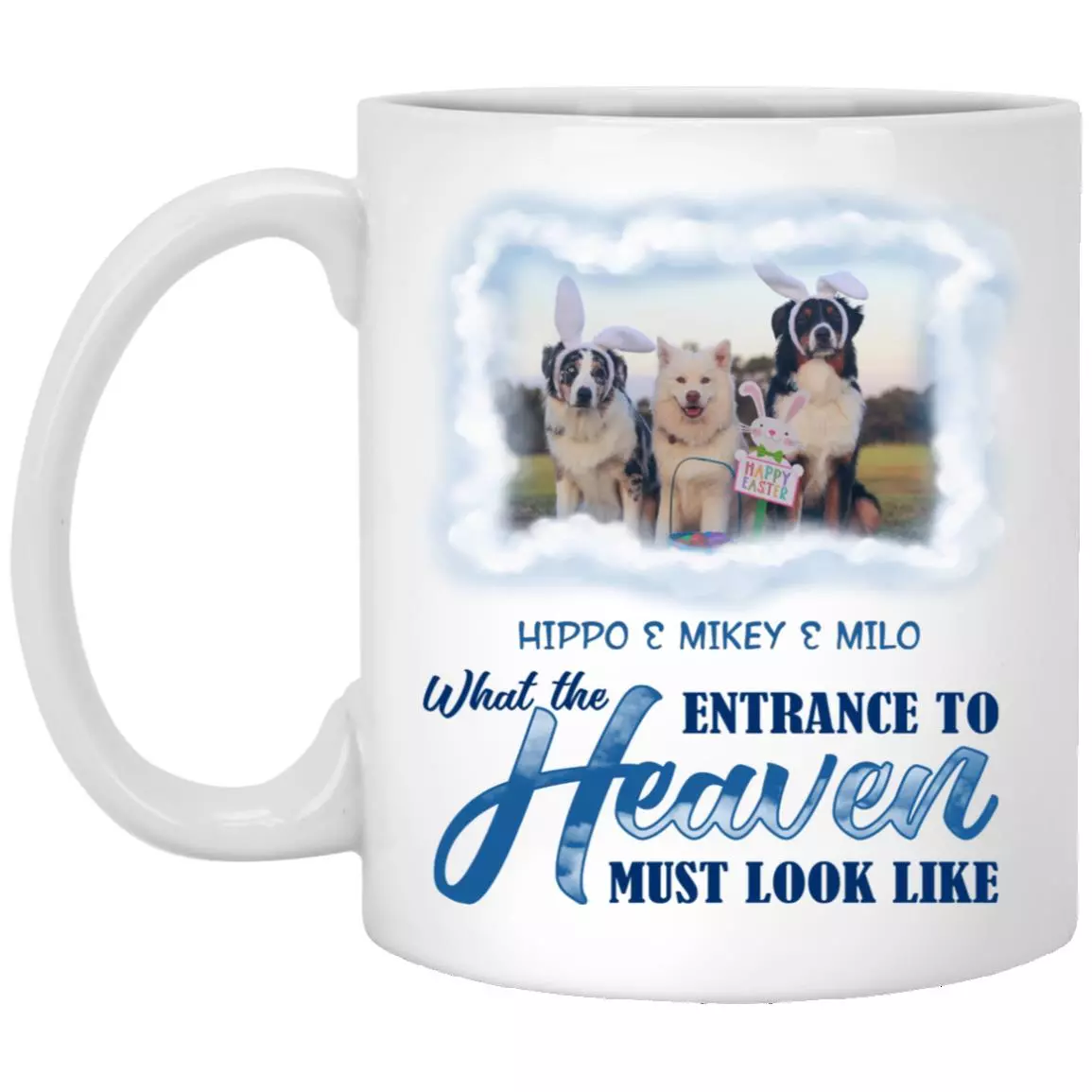 Personalized Photo Mug, White, 11 oz. White Mug