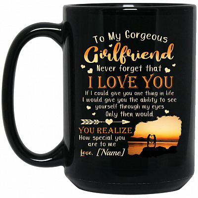 15 oz. Black Mug