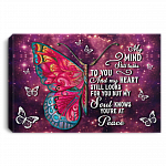 My Mind Still Talks to You and My Heart Still Looks for You but My Soul Knows Framed Canvas - Unframed Poster, White, 0.75'' Framed Canvas