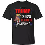 Trump 2024 Is Still, Black, Unisex T-Shirt