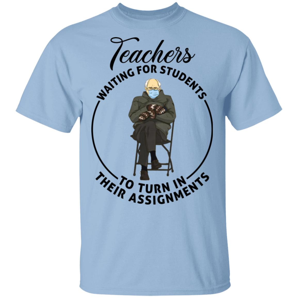 Teachers Waiting For Students, Light Blue, Unisex T-Shirt