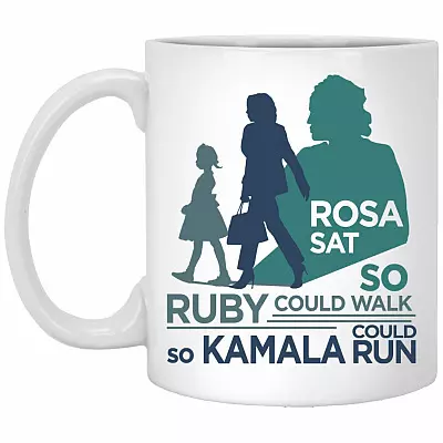 kamala mug, White, 11 oz. White Mug