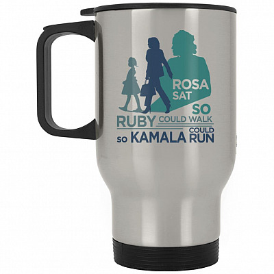 14 oz. Silver Travel Mug