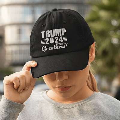 Alternative view of Trump 2024 Is Still Our President - Return the Greatness Pro Trump Twill Cap - High-Profile Snapback Hat