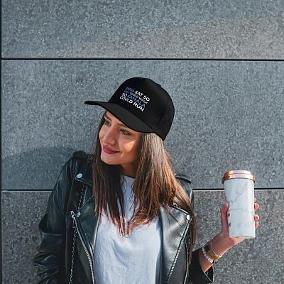 Alternative view of Rosa Sat So Ruby Could Walk So Kamala Could Run Feminist Twill Cap - Feminist Black Activist Snapback Hat